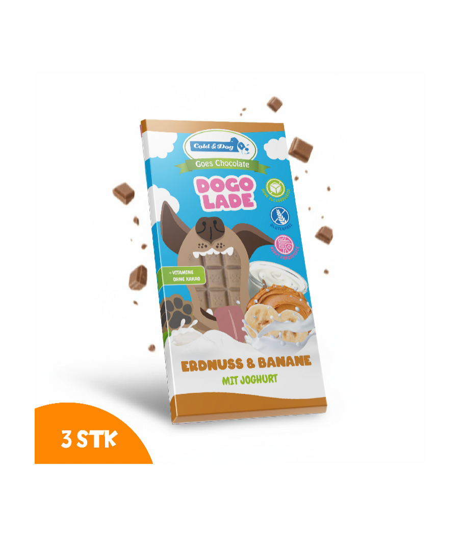 Dogolade Peanut & Banane  3x100g