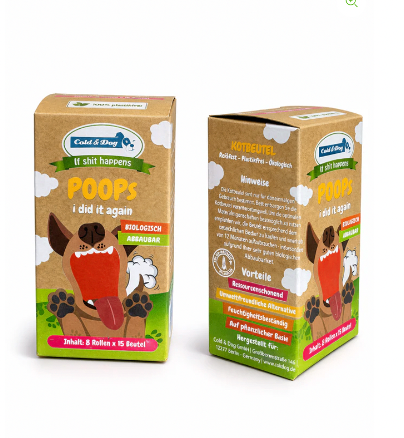 Organic Kotbeutel – Poops i did it again