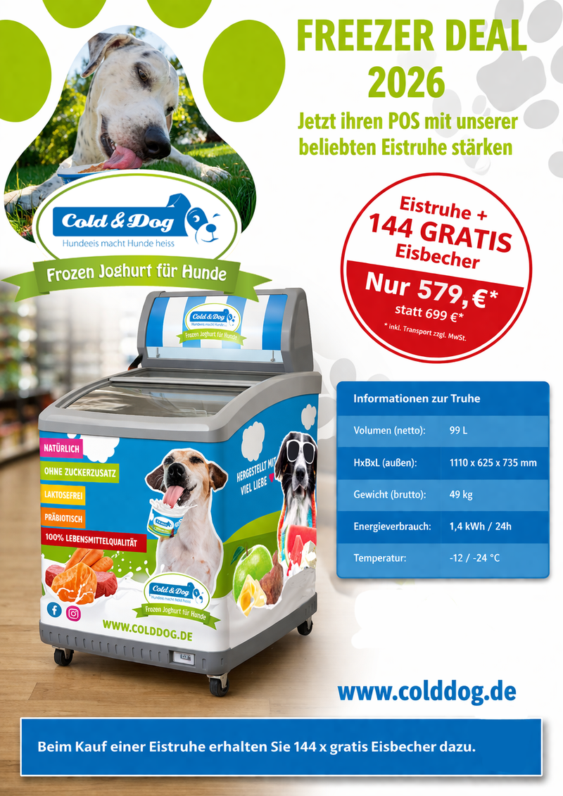 Freezer Deal 2026 - Verfügbar - Bitte per E-Mail anfragen