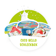 12x Hundeeis Starter-Schleckbox  mit veganer Coco Bello Eiscreme - 7 Sorten à 90ml