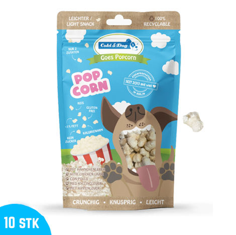 Hundepopcorn 10 x 90g