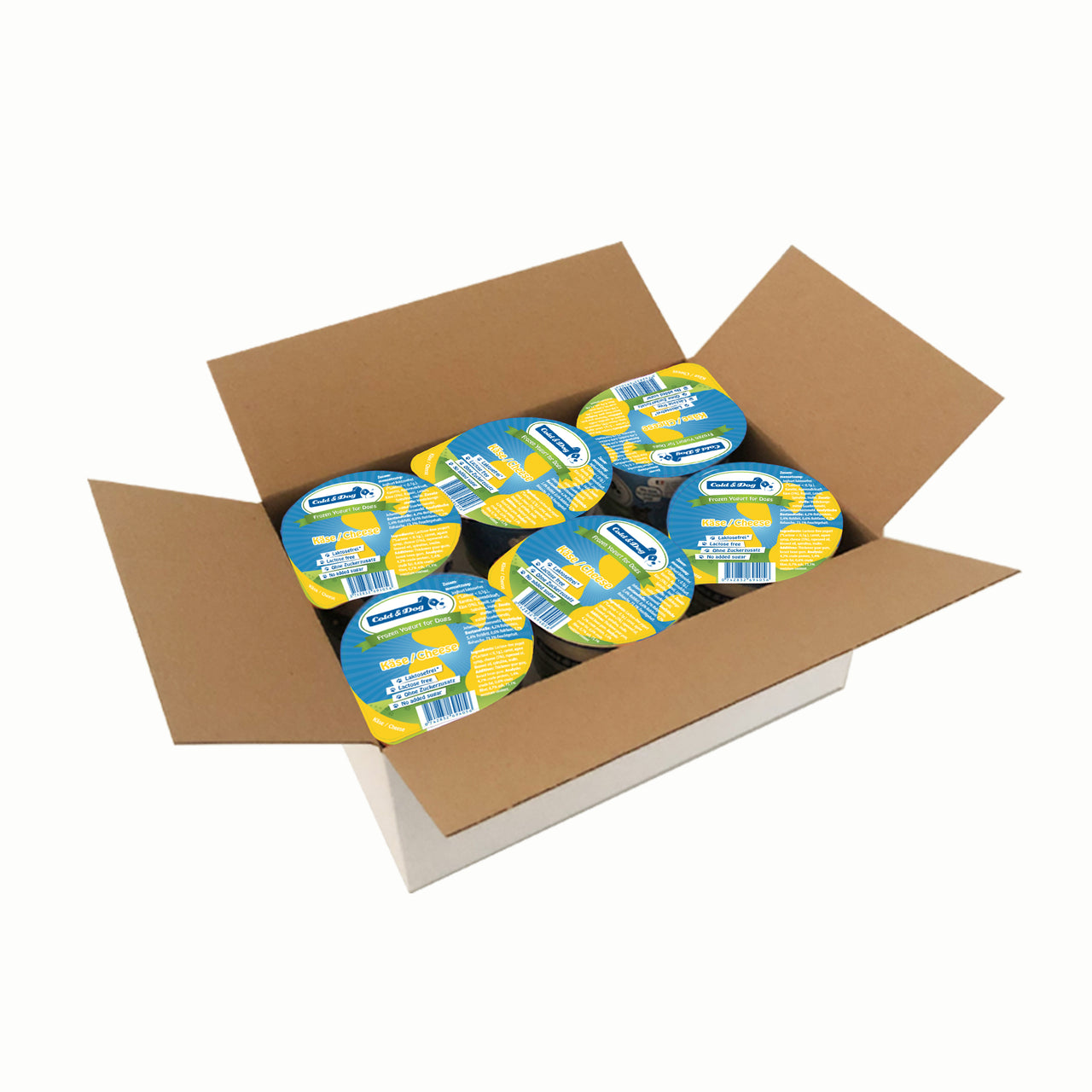 12x Hundeeis der herzhafte Käsetraum 90ml - Wholesale