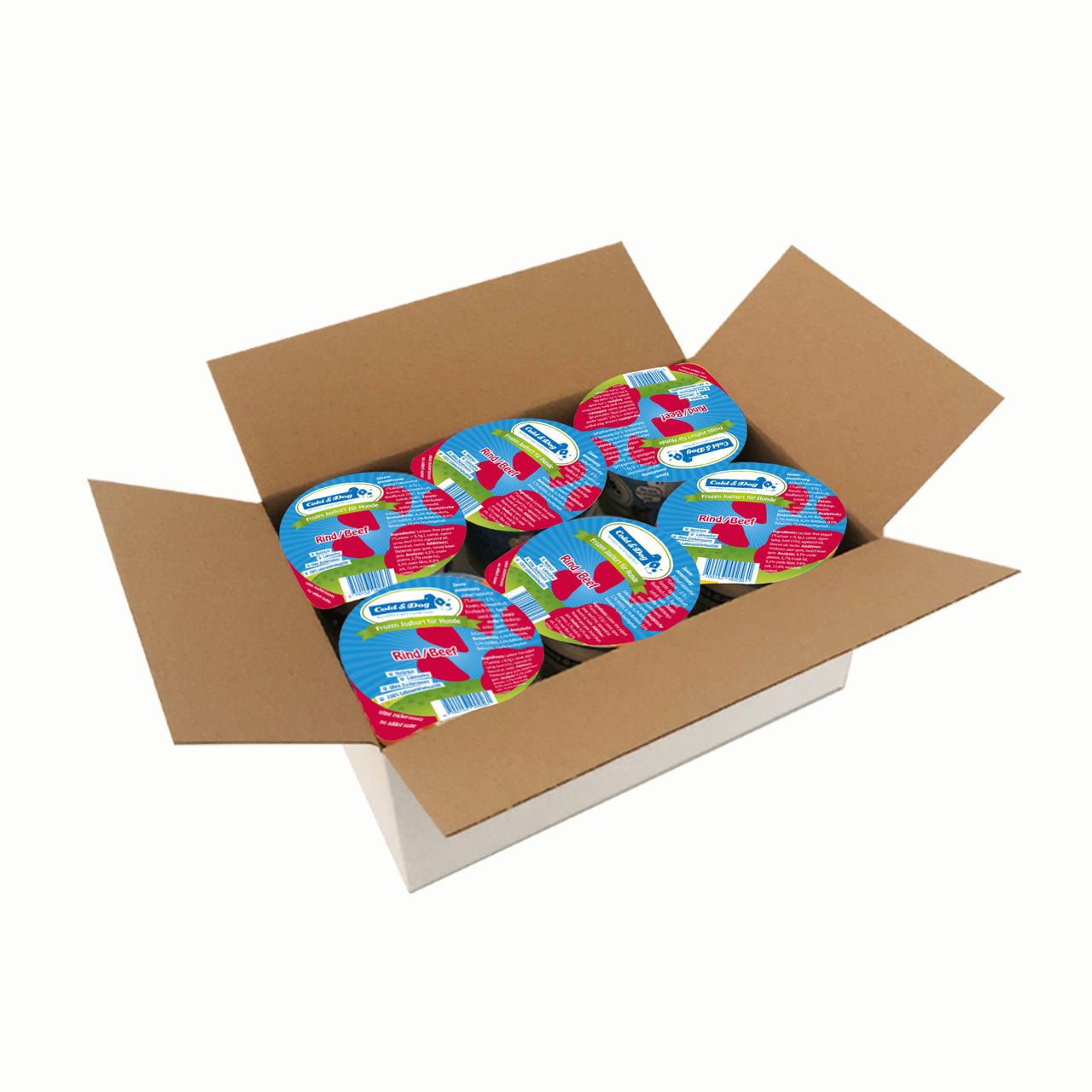 12x Hundeeis der saftige Fleischige 90ml