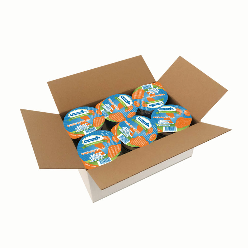 12x Hundeeis der wilde Lachs 90ml
